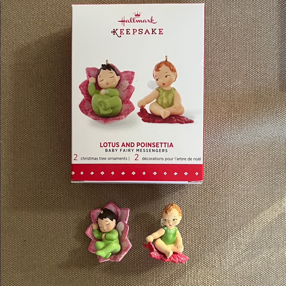 Lotus & Poinsettia Baby Fairy Messenger 2015 1st in the Series